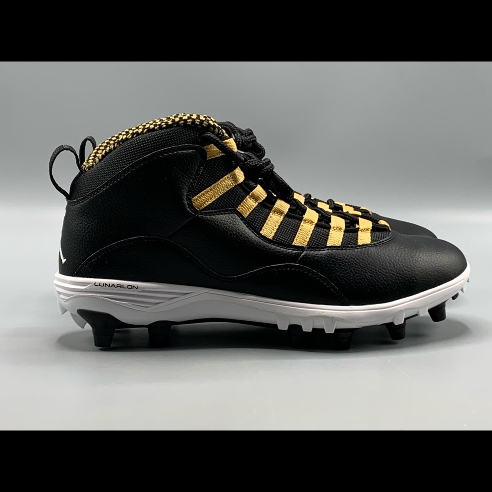 NEW Nike Air Jordan 10 TD Mid “Black Gold” Size 10